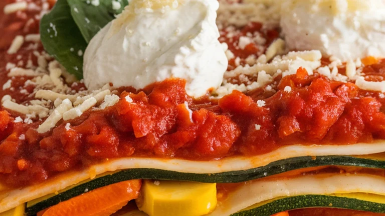 Vegetable Lasagna - Featured