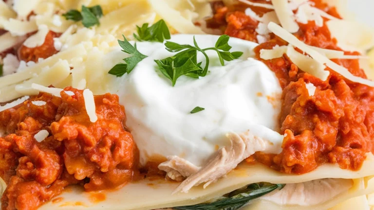 White Chicken Lasagna - Featured