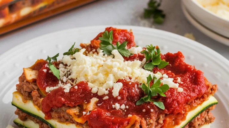 Zucchini Lasagna - Featured