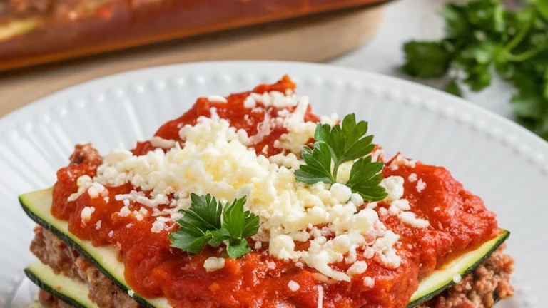 Zucchini Lasagna - Featured