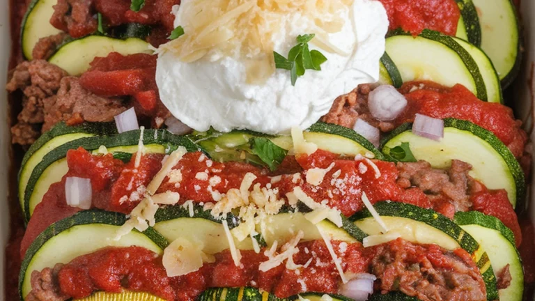 Zucchini Lasagna - Featured