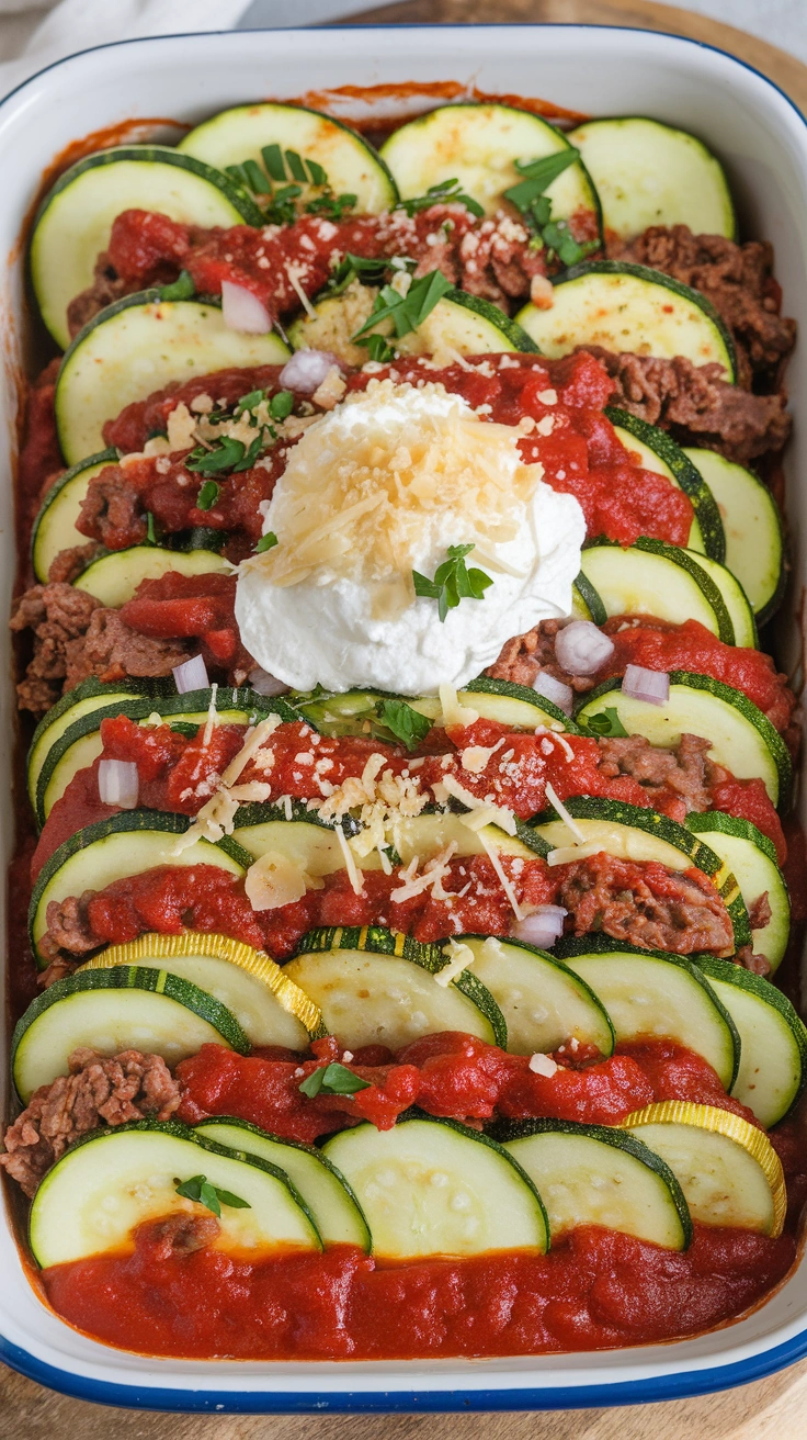 No-Noodle Zucchini Lasagna