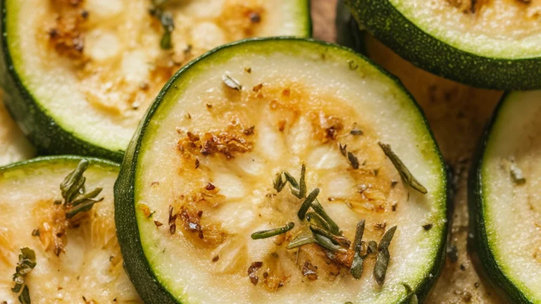 Zucchini with Seasoned Salt and Garlic - Featured