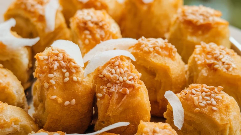 Arisa Pitha (Fried Indian Sweet Rice Pastry) - Featured