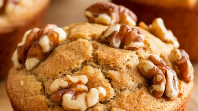 Banana Nut Muffins - Featured