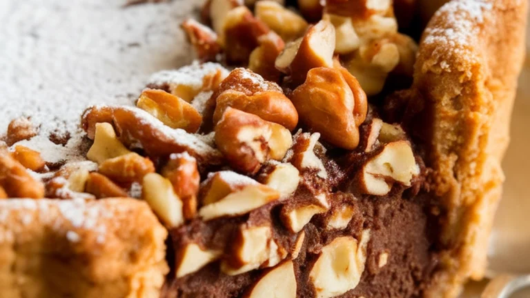Choco-Nutty Pie - Featured