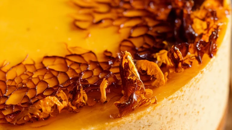 Creme Brulee Cheesecake - Featured