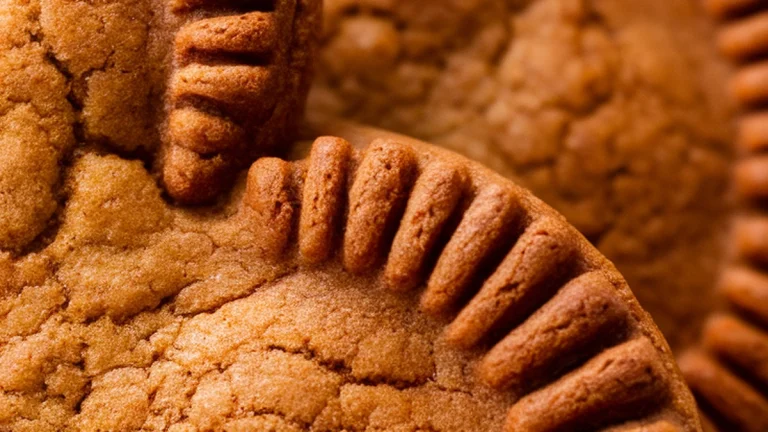 Crispy Gingerbread Cookies - Featured