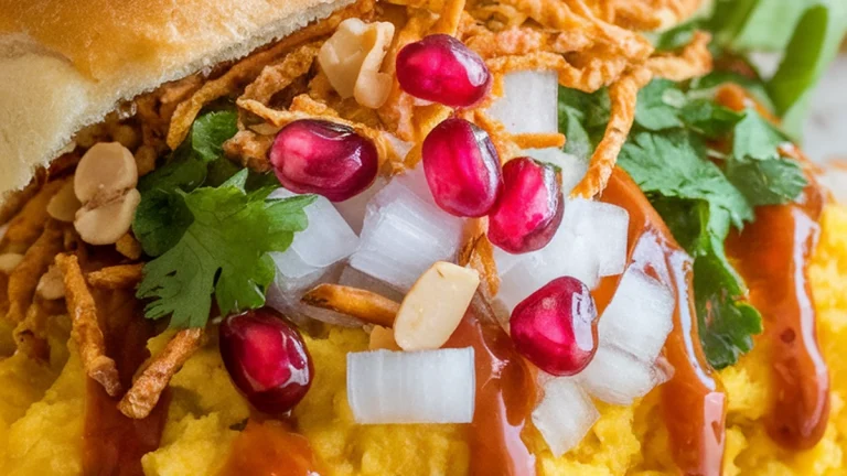 Dabeli (Potato-stuffed Buns with Chutney) - Featured