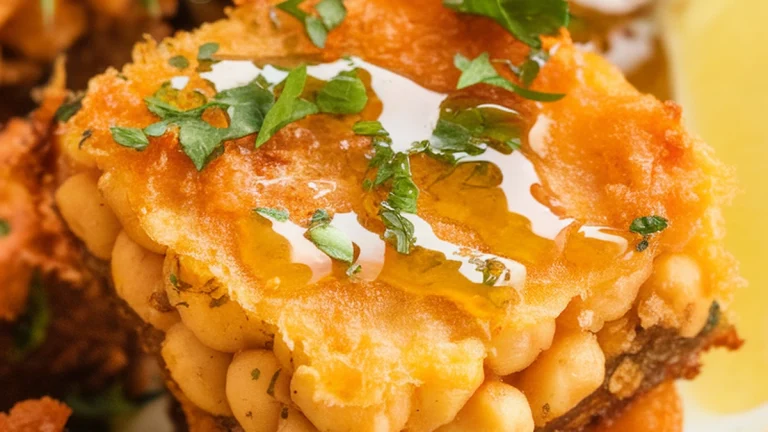 Deep Fried Chickpea Dough with Lemon (Panissa) - Featured