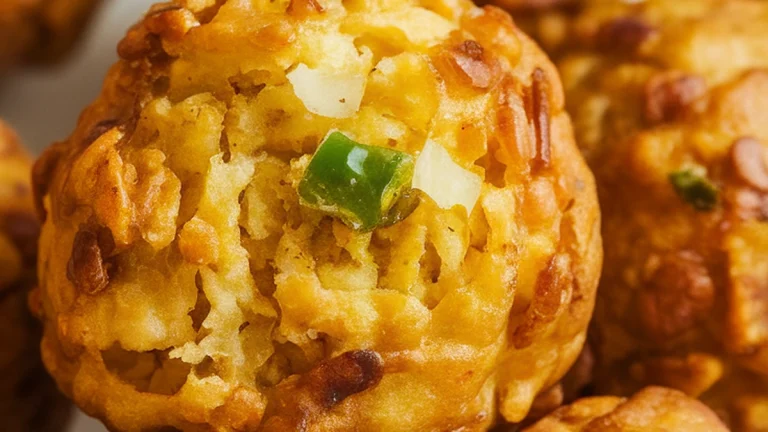 Deep Fried Lentil Dough Balls (Punugu) - Featured