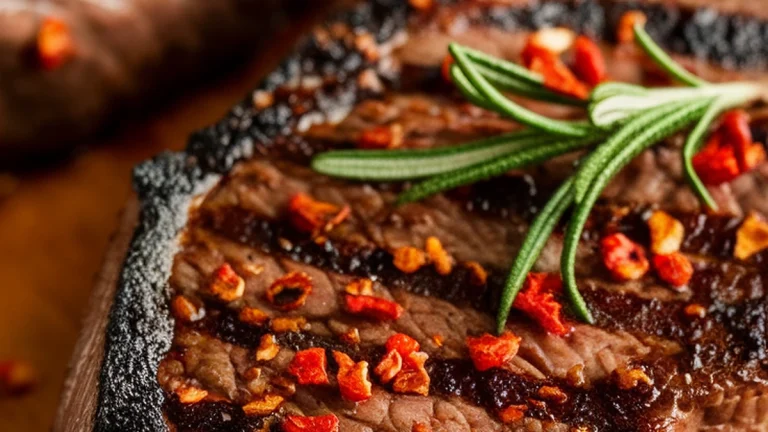 Desert Rubbed Strip Steaks - Featured