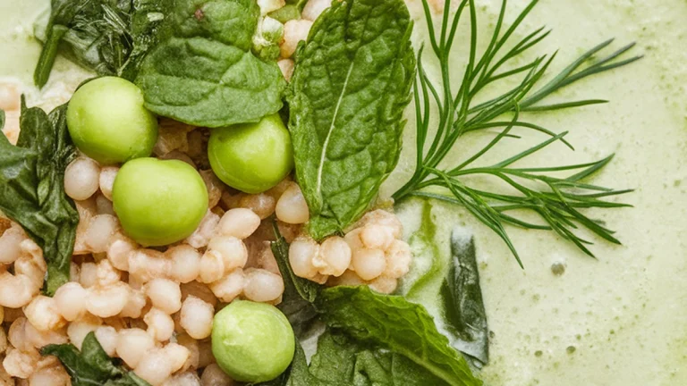 Dovga (Azerbaijani Yogurt Soup) - Featured