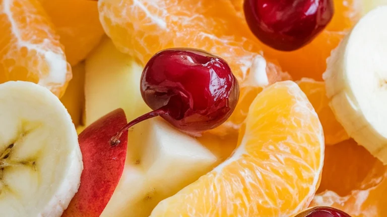 Fruit Salad with Orange Juice - Featured