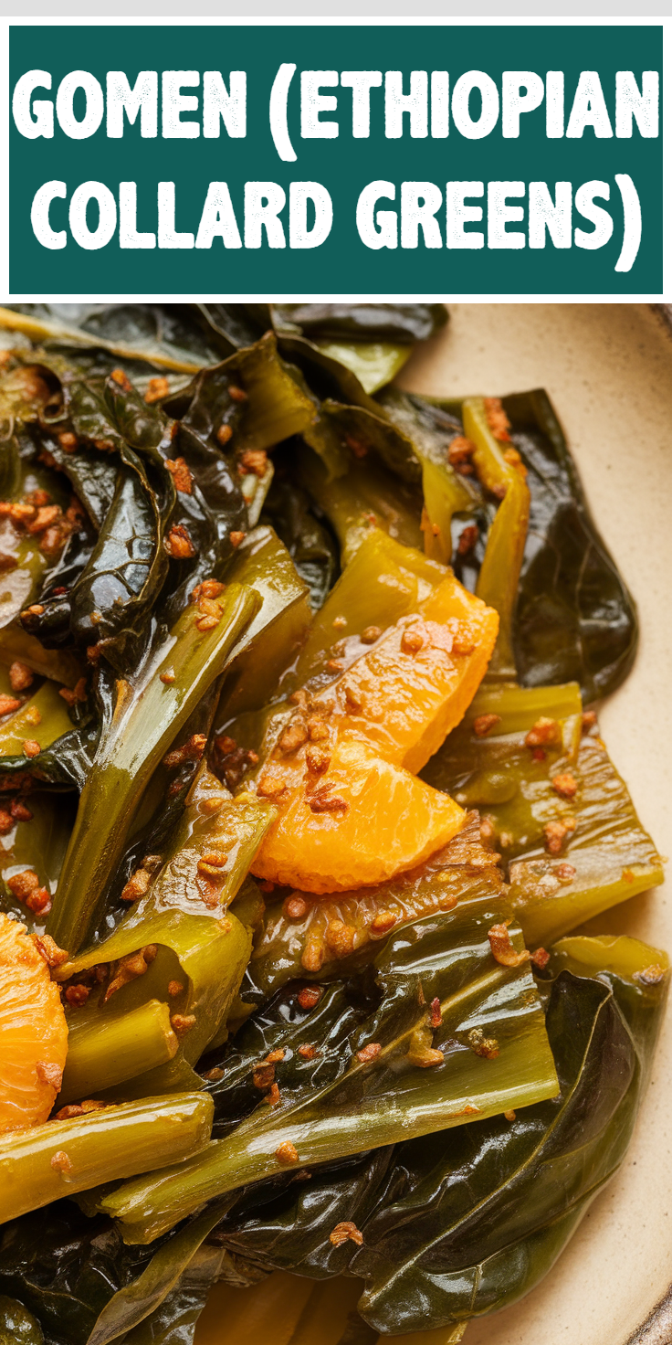 Gomen Gomen (Ethiopian Collard Greens)